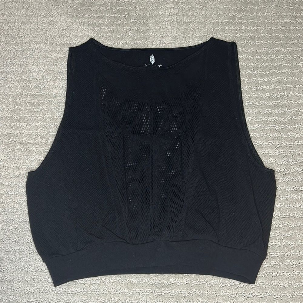 FREE PEOPLE | NWOT Running Through My Mind Tank in Black - Picture 6 of 7